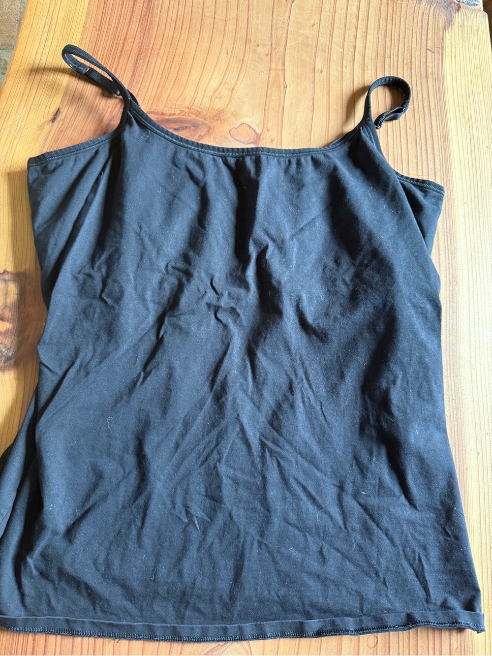 Women’s Black Adjustable Strap Camisole